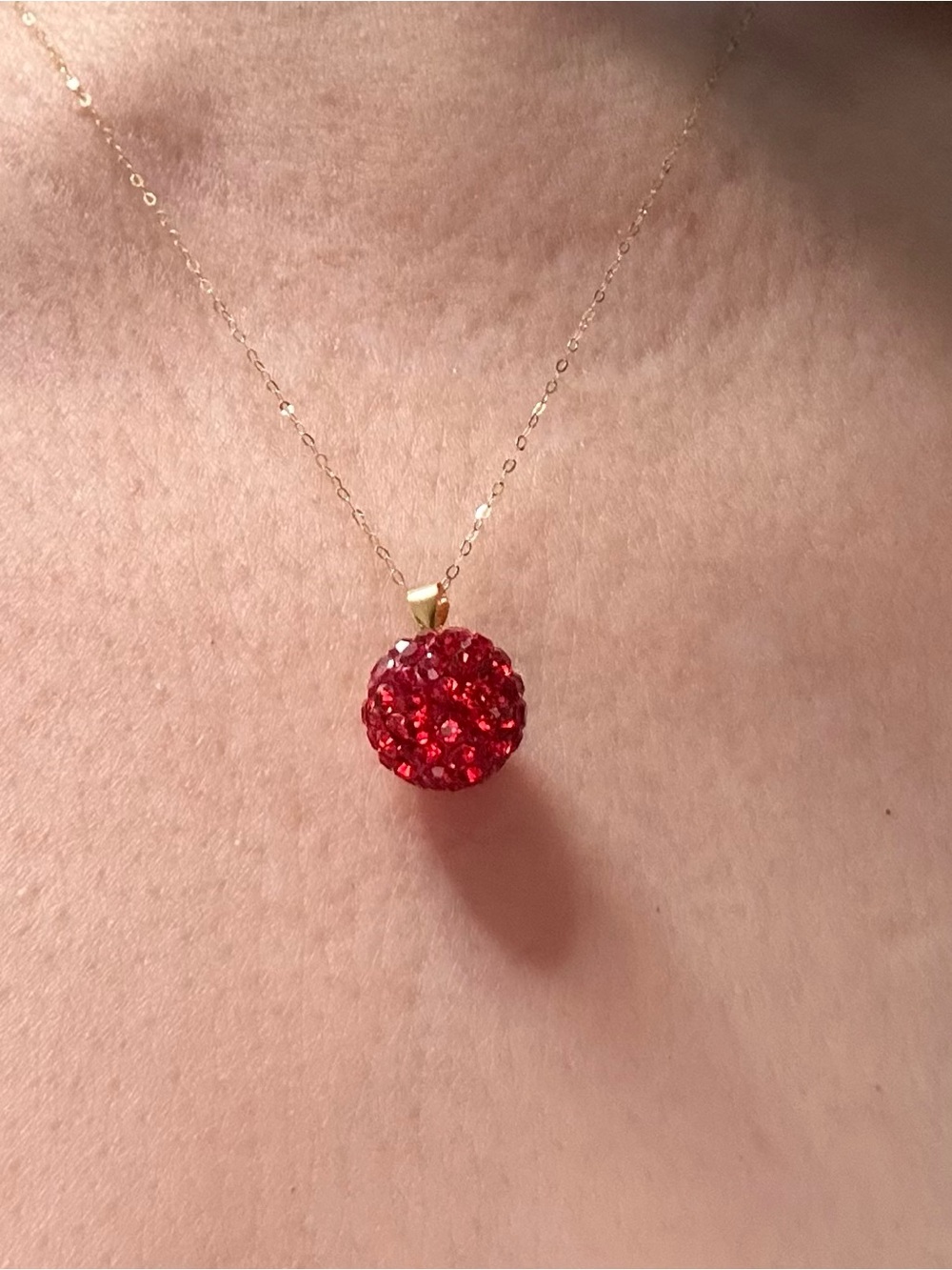 Set of necklace and earring 18k